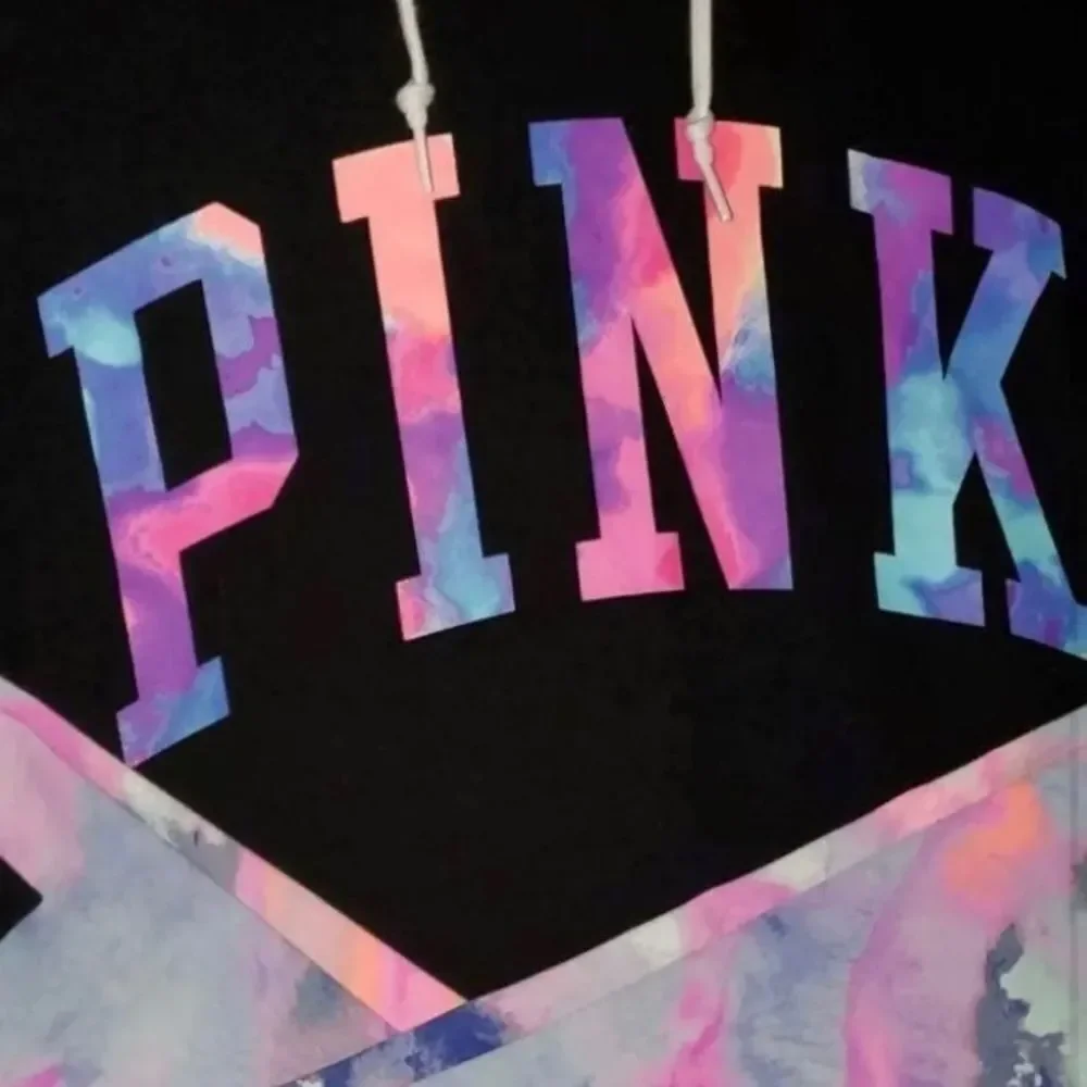 Victoria’s Secret Pink Watercolor hoodie / Watercolor ultimate leggings SZ M